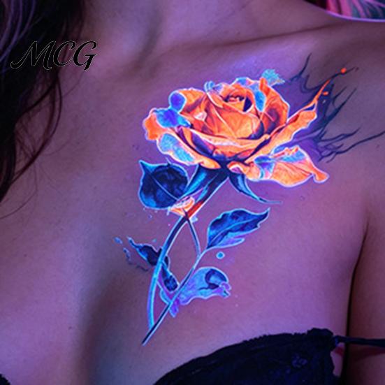 Easy Apply Tattoo Stickers 5 Sheets Butterfly Stickers, Waterproof Temporary Flower Tattoos, Colorful Safe Skin Tattoos Face Body for Parties