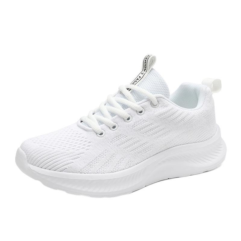 Springseil spezielle Schuhe stoßdämpfend weiblich Mittelschüler Laufschuhe weiß Sportschuhe Schüler reinweiß Mesh atmungsaktiv