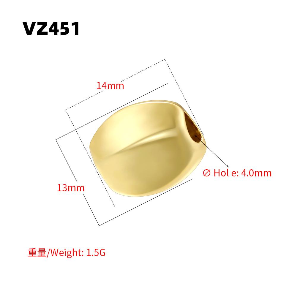 Unique Round and Heart-Shaped 3D Spacer Beads, Gold-Plated Brass Metal Beads DIY Crafting Supplies for Necklaces Bracelets:VZ446