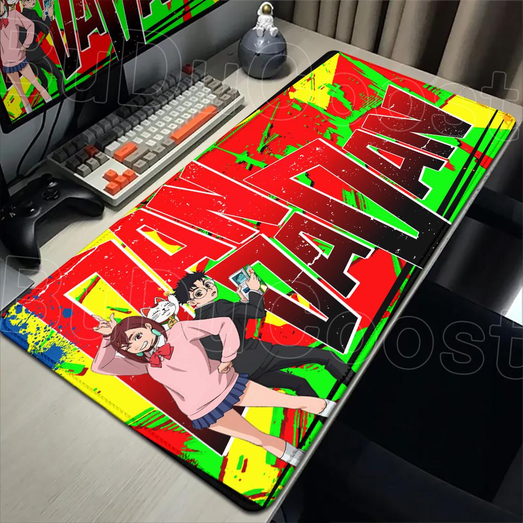Ayase Momo Takakura Ken Seiko Manga Mouse Pad PC Gaming Accessories 400x900mm Non-slip Laptop Keyboard Mat Anime Dandadan Carpet