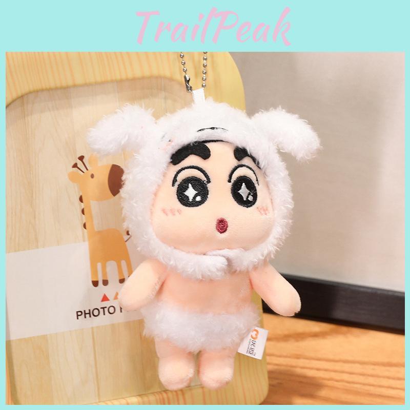 Shinchan Crayon Plush Doll Keychain Accessory Backpack Pendant Children Gift