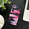 Y2k J-INS Graffiti Phone Case For Samsung S26,S25,S24,S23,S22,S21,S20,Ultra,Plus,FE Black Soft Cover