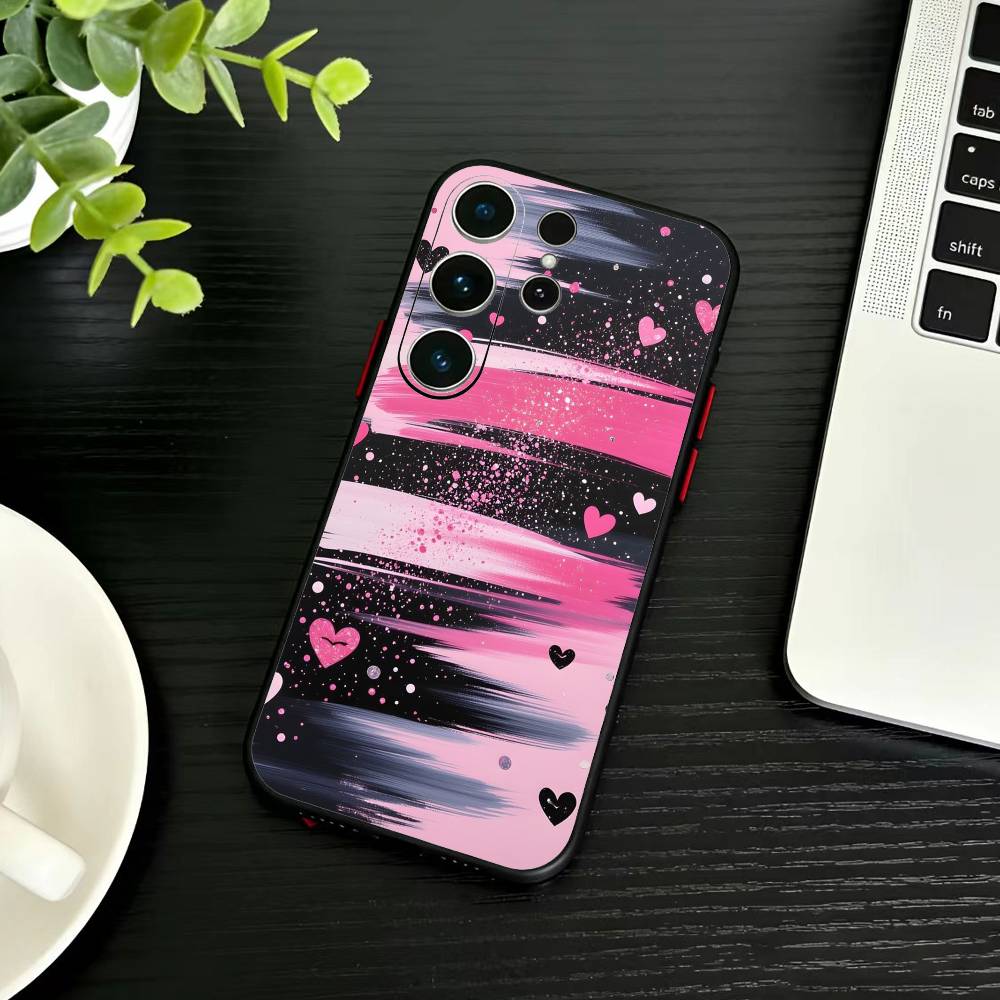 Y2k J-INS Graffiti Phone Case For Samsung S26,S25,S24,S23,S22,S21,S20,Ultra,Plus,FE Black Soft Cover