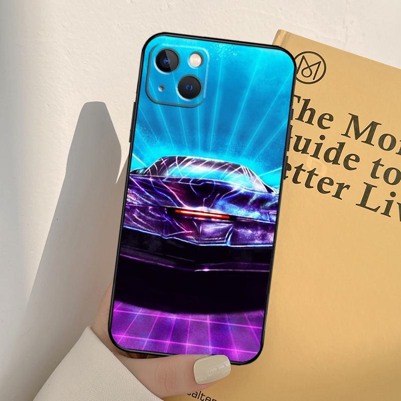 Knight Rider KITT Car Phone Case For iPhone 16 15 14 Pro Max Plus 12 11 13 Pro Max 12 Mini 13 Mini Cover