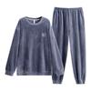 Pajamas Men'S Winter Coral Fleece Thickened Fleece Warm Autumn And Winter Island Fleece Large Size Spring And Autumn Thin Fleece Homewear