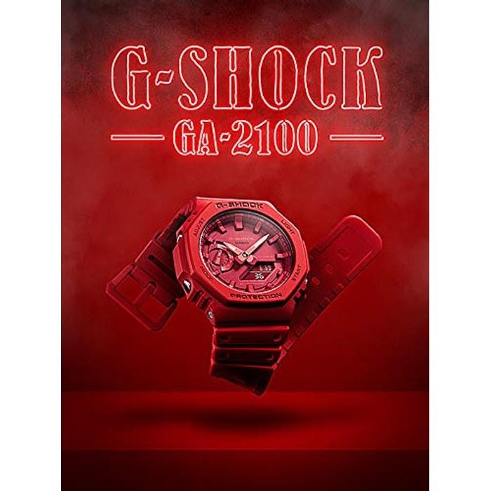 Casio G-Shock Watch Men's Analog-Digital Casioak Outdoor Sports Red GA-2100-4A