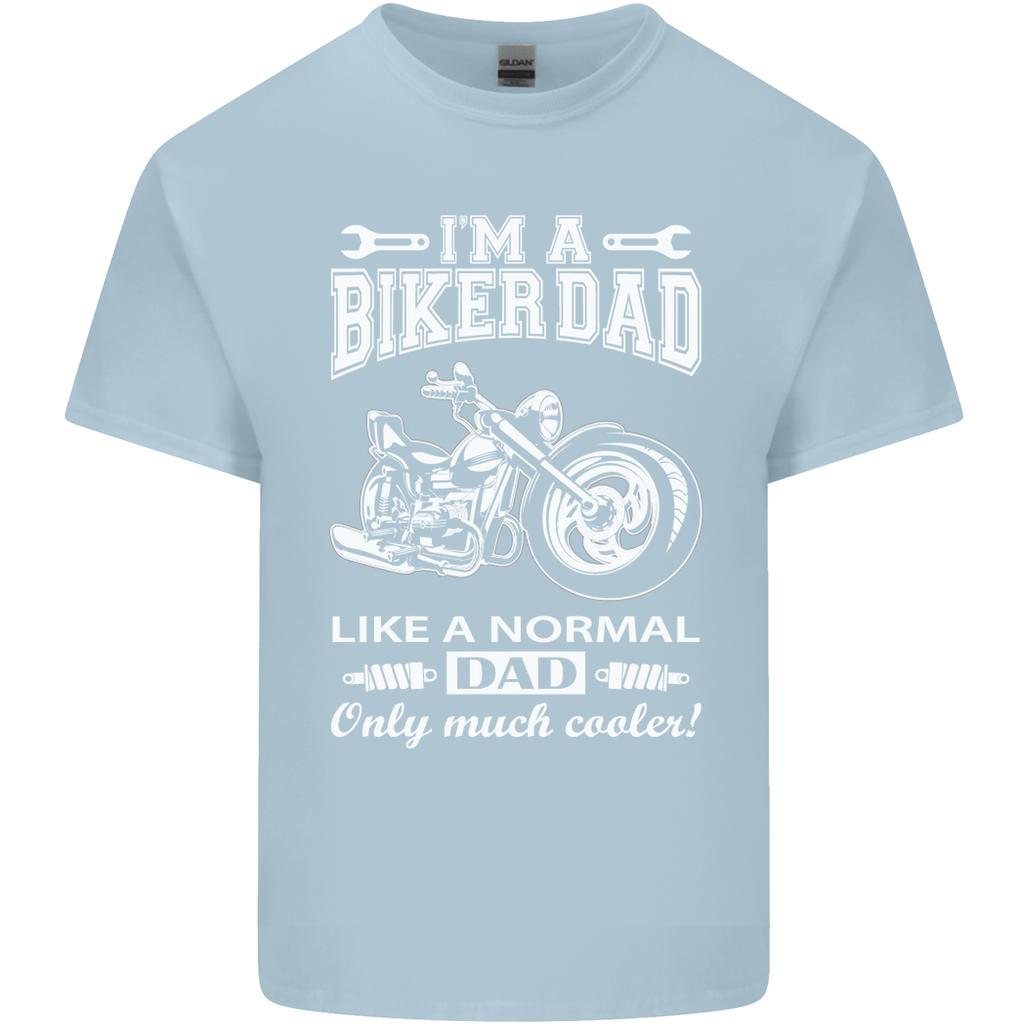 Biker A Normal Dad Fathers Day Motorcycle Unisexs Light Cotton TShirt