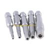 F26C 10Pieces 2.15-7.55 Magnetic Pentagonal Head Screwdriver Bits with 1/4" Secure Pentagonal Screwdriver Bit Set