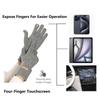 Winter Knitted Gloves Windproof Warm Women Touch Screen Driving Gloves Thickened Elastic Anti-Cold Full Finger Cycling Gloves