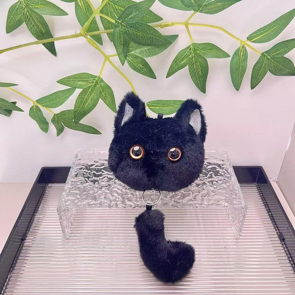 Delightful Mini Cat Plush Keychain Charming Animal Doll With Soft Short Fur Ideal Gifts For