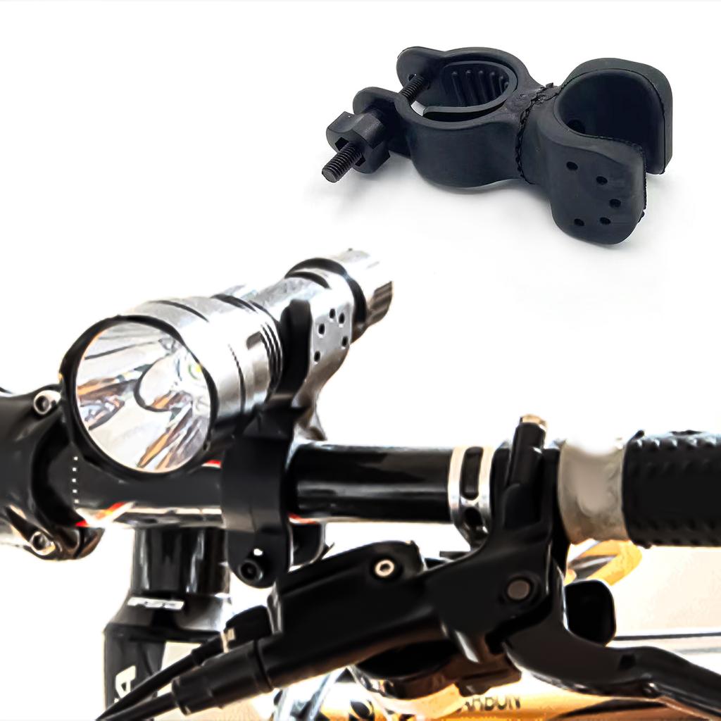 360 Degree Rotatable Bicycles Flashlight Brackets Handlebars Flashlight Holder Bicycles Fork Mount Headlight Brackets
