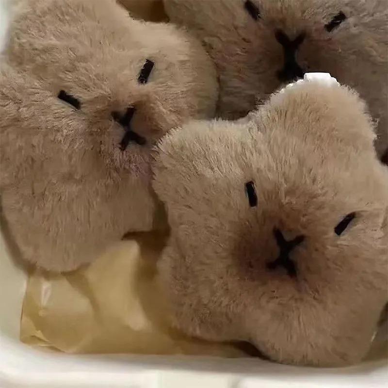 Capybara păpușă de pluș Star Screak Toy Cartoon Star Breloc Pandantiv Moale Umplut Papusa Rucsac Geanta Mașină Breloc Decor Cadouri pentru copii