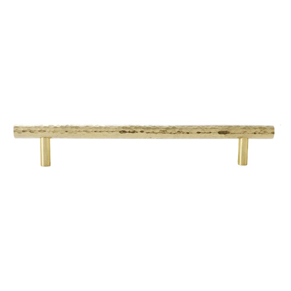 160mm Hole Spacing Hammered Texture Drawer Pull Cabinet Wardrobe European Style Brass Handle A