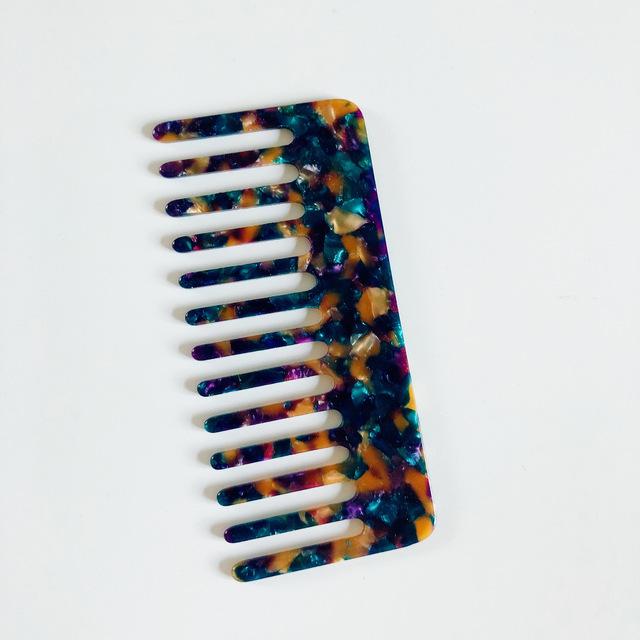 Antistatische Massage-Haarkämme, koreanische Mode, Acetat, bunt, Friseurkamm, Haarbürste für Frauen und Mädchen, Haar-Styling-Werkzeug