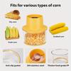 2 in 1 Multifunctional Corn and Ginger Grinder , Stainless Steel Manual Kernel Remover with Ergonomic Handle, Quickly Remove Kernels