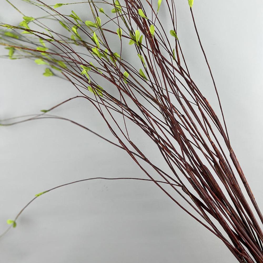 130cm Artificial Willow Branch Handmade Willow Leaf Vine Fake Willow Tree  Outdoor Indoor Decor