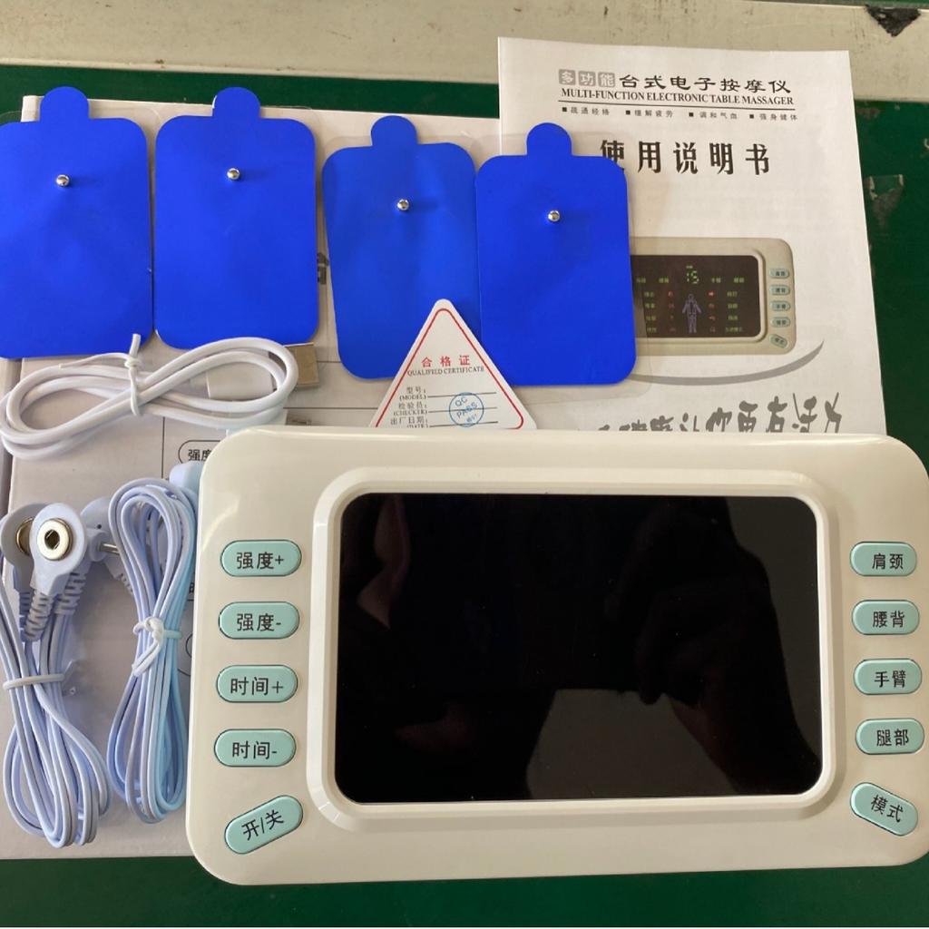 Frequency Charging Dual Output Digital Meridian Physiotherapy Instrument Lumbar Neck Cervical Spine Acupuncture Electrotherapy Pulse Massager