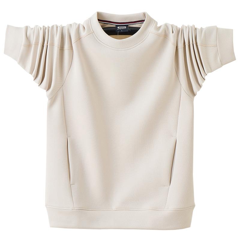 Men's Casual Soft Crewneck Sweatshirt Breathable Crew Neck Pullover Outdoor Athletic Long Sleeve Sweatshirts for Men Basic Pullover Sweatshirt Tops