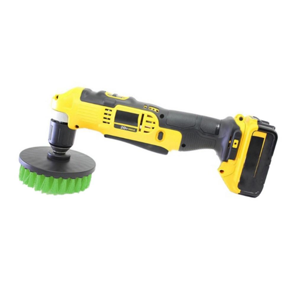 Buy 3Pcs Grout Power Scrubber Cleaning Brush Tub Cleaner Combo Kit at