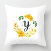 Nordic Fall Home Decor Autumn Throw Pillow Case Sofa Cushion Cover Modern  Letter