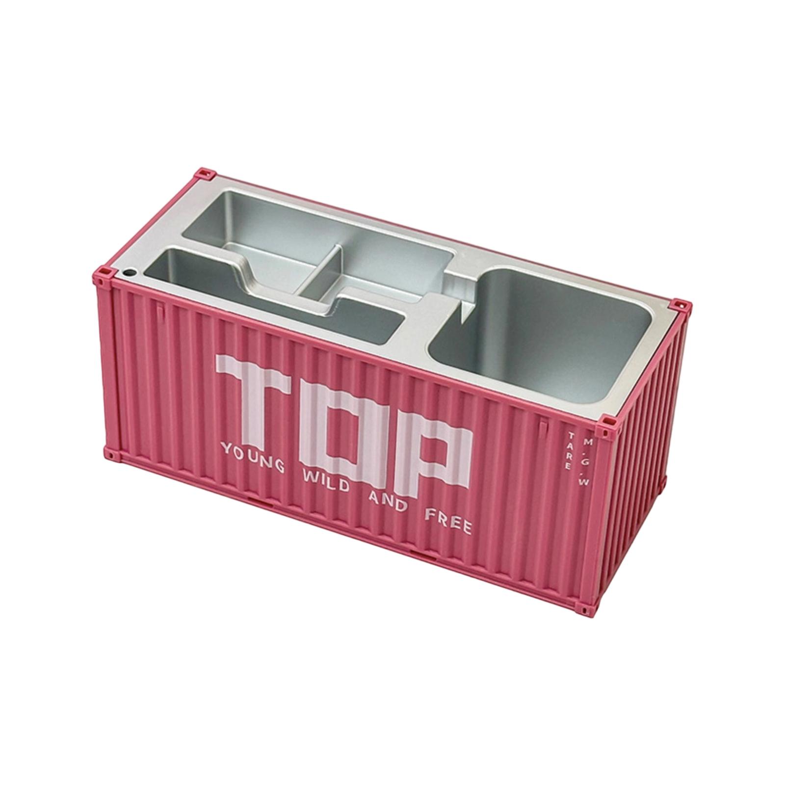 

Container Model Ornaments, Desktop Stationery Display Cases, Creative Custom-designed Container Model Storage Boxes One Size