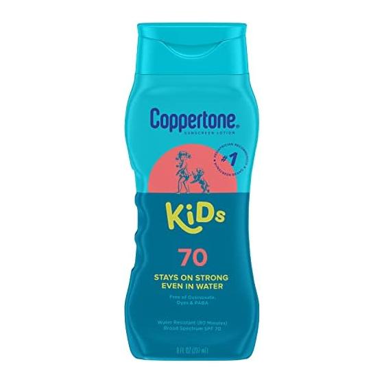 Детский солнцезащитный лосьон Coppertone SPF 70+ 8 унций