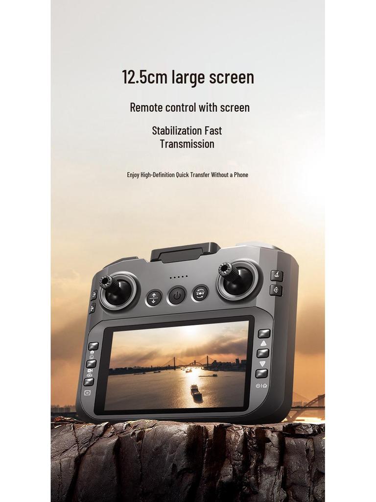 S156 Brushless FPV Racing Drone with Screen: High-Definition Aerial Photography, Four-Axis Design, Optical Flow Positioning