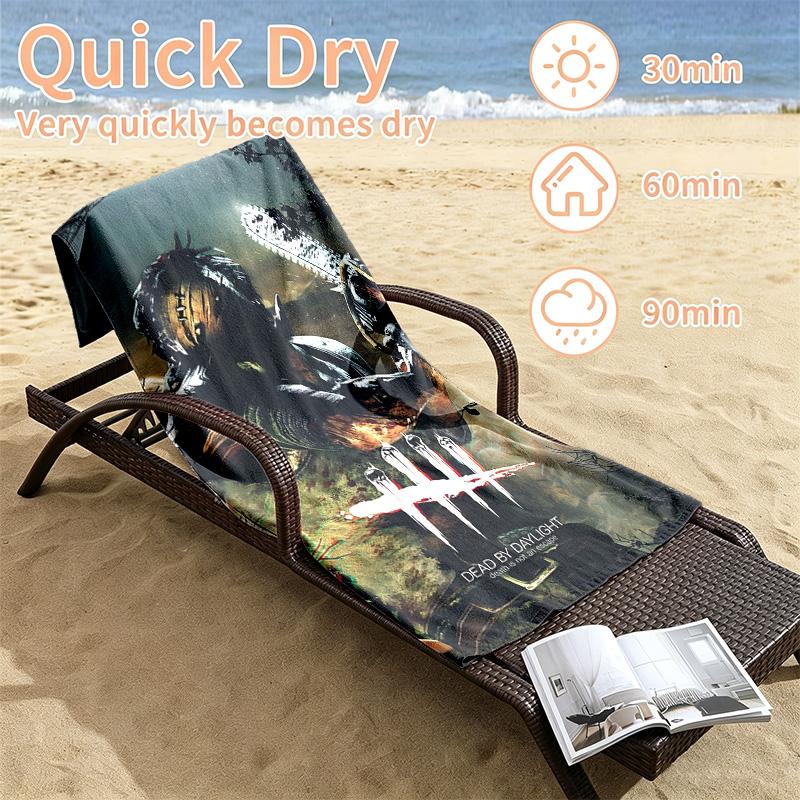 Dead by Daylight Beach towels also serve as bath towels summer essential a musthave for the outdoors the beach and the pool