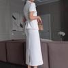 2025 European & American Autumn Cardigan Dress: Chic Waist-Cinching Fairy Skirt for Women