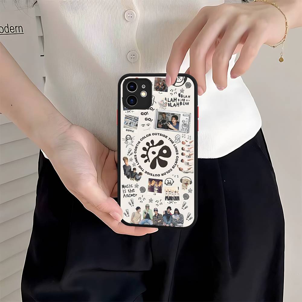 Hot Kpop C-CORTIS For IPhone 15 16 Pro Max 11 12 13 14 XS XR X Plus 16E Matte Translucent Phone Cover