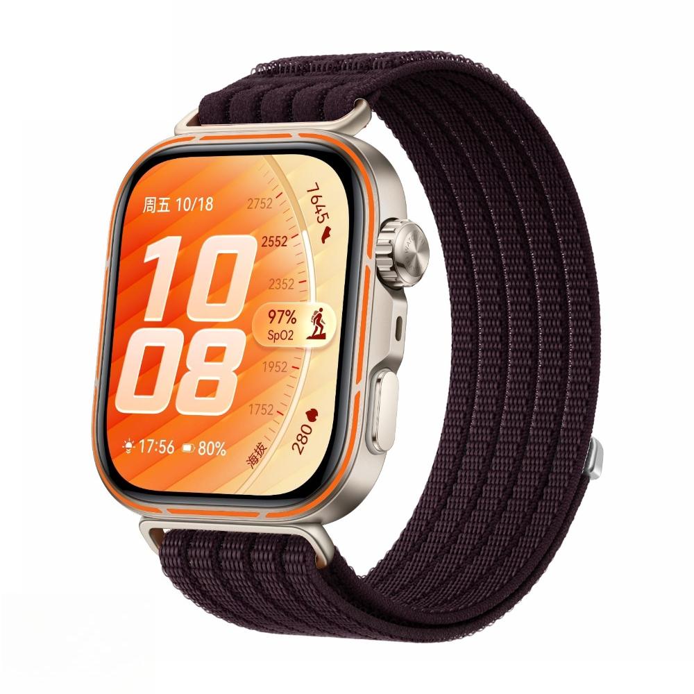 Official Nylon Loop Woven Strap for HUAWEI WATCH FIT 5/4 Pro Braided Comfortable Breathable Wristband for Huawei Watch Fit 5-4-3