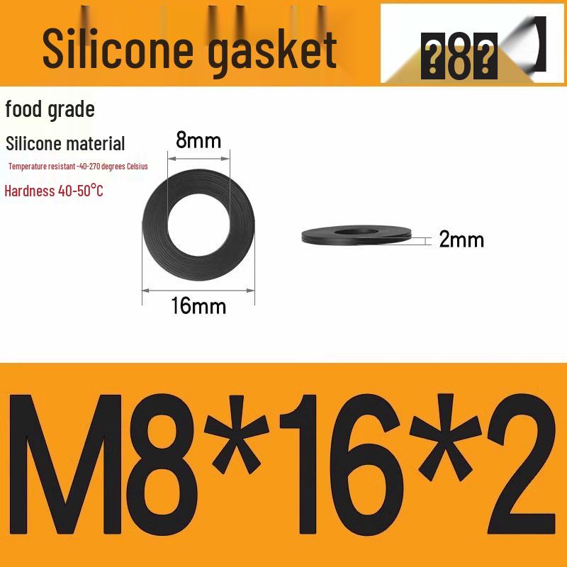 Silicone High-Temp Waterproof Gasket & Shock Absorbing Seal Pad