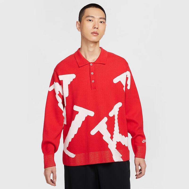 NIKE Men s Versatile Long-Sleeve Knit Top L