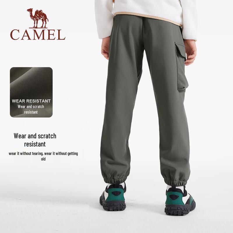 Camel Kids' Windproof Waterproof Softshell Cargo Pants