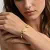 Nidin High Quality Star Heart Open Cuff Bangle Adjustable Copper Bracelet Fashion Jewelry For Women Valentine's Day Fine Gifts