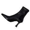 Botines de Invierno de Moda Punta Afilada Tacones Altos Elegantes Zapatos de Cuero Tendencia 2025 Zapatos de Vestir de Diseño Botas Gladiadoras de Mujer