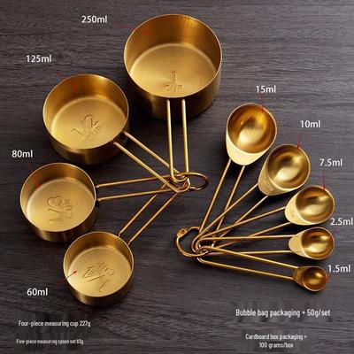 Yicang Stainless Steel Measuring Cup and Spoon Set