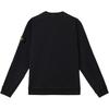 Stone Island Solid Logo Long Sleeve Crewneck Sweatshirt Men sweatshirts Black K1S1561000-20S0060-V0029