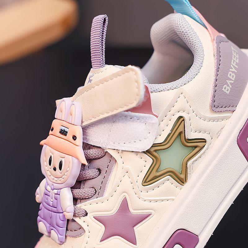 Barns søte sportssko, høst jenters avslappede og moteriktige sneakers