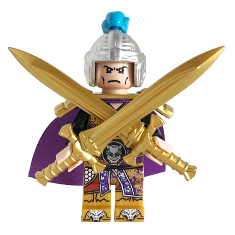 Three Kingdoms Xiaoxia Series Ancient Chinese Generals And Soldiers Doll Children'S Assembled Building Block Toy