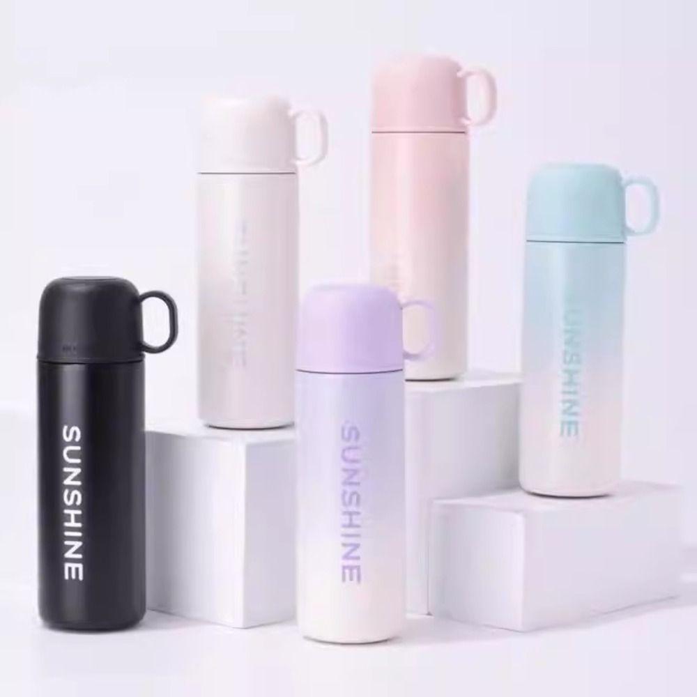 Fashion Insulation Cup 500ml Water Bottle Portable Coffee Mug  Travel