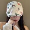 Beret Womens Versatile Hat Featuring Random Graffiti Design Ideal For Spring Summer And