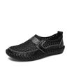 Men's Casual Mesh Loafer Driving Leather Breathable Slip On Shoes Plus Sizes