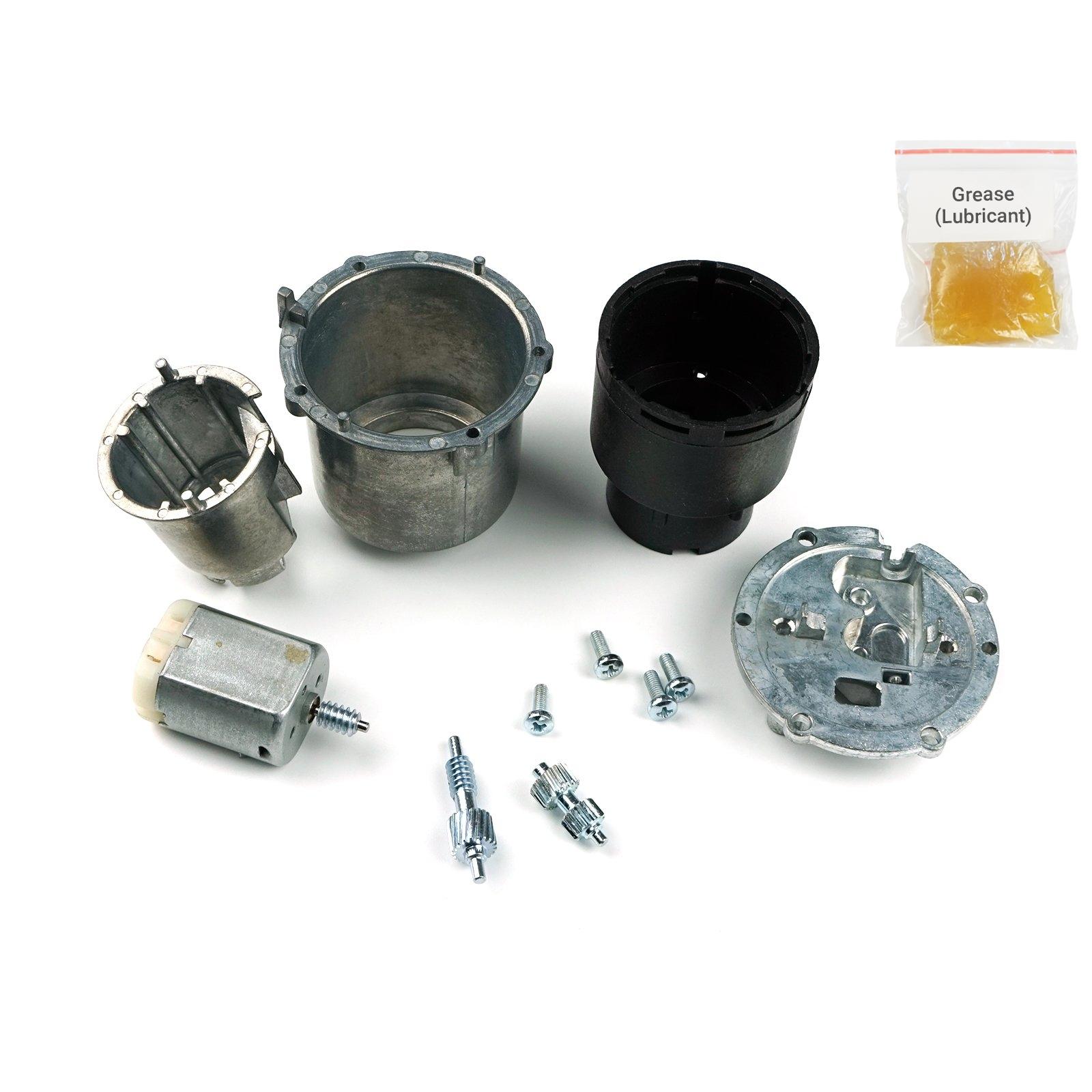 

ESC Автозапчасти EGE18+EGE500 Комплект двигуна та шестерні для ремонту бічного дзеркала та кришка та кришка для BMW Chrysler Land Rover Freelander