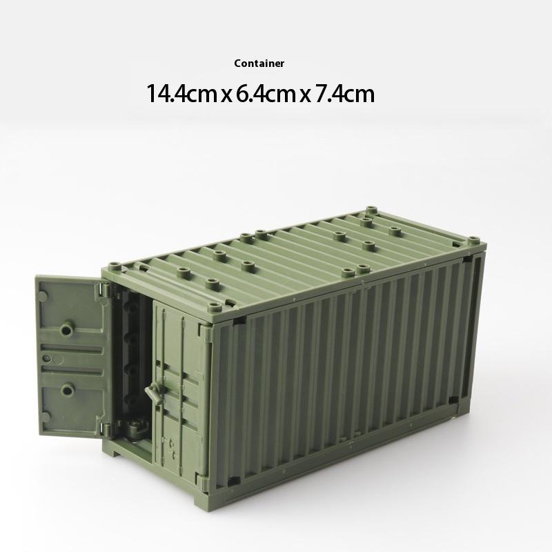 1 Piece Scene Ww2 Army Soldiers Swat Building Blocks Bricks Children'S Toys  Container Weapon Boxes Bricks Accessories