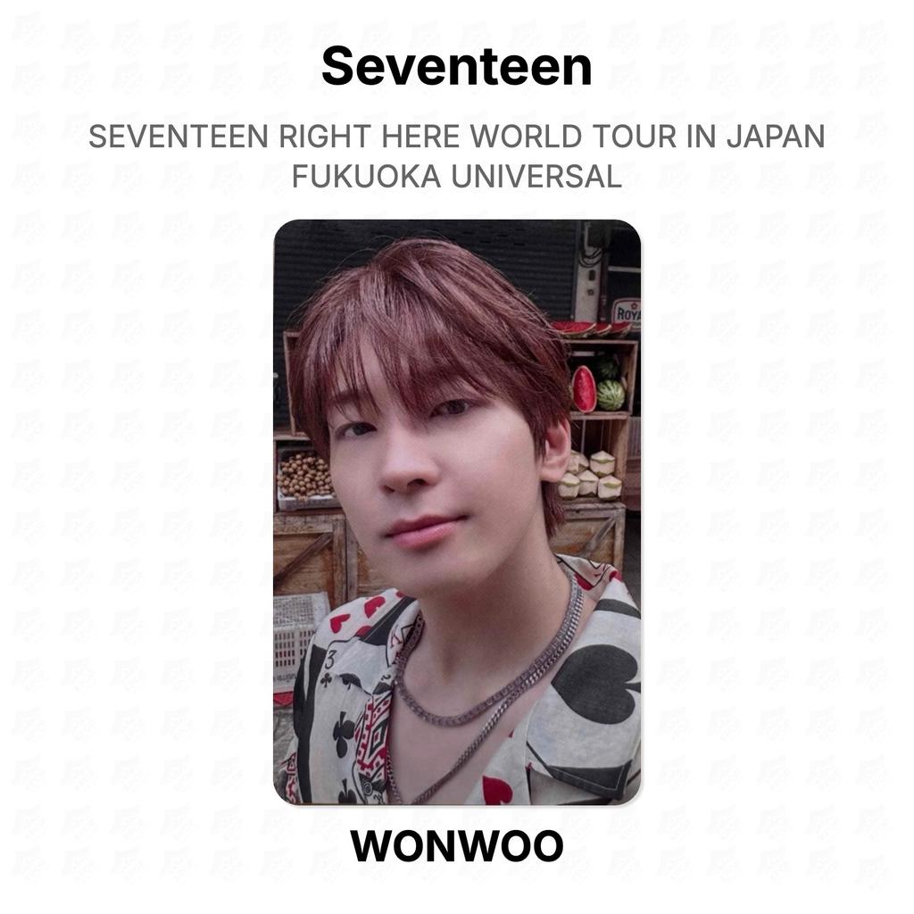 Seventeen RIGHT HERE WORLD TOUR IN JAPAN FUKUOKA UNIVERSAL Official Photocard