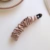 Hairpin Vertical Clip Korean Style Bowknot Hair Clip Cute Cloth Banana Clip  Women