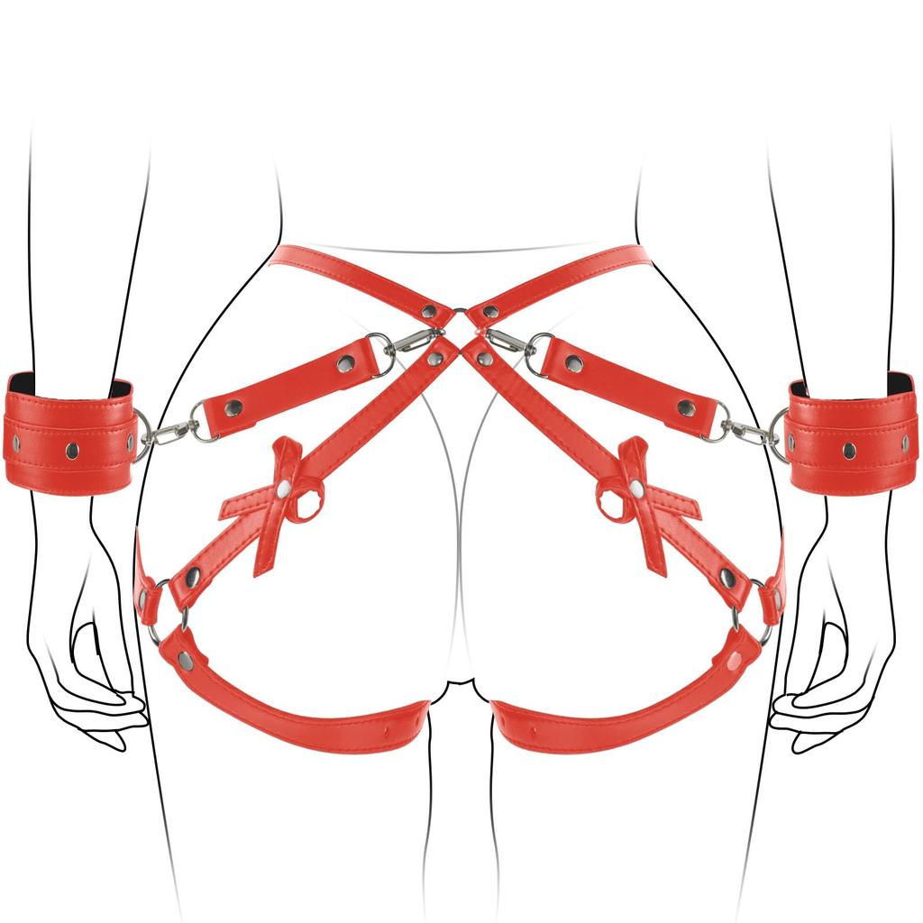 Leather  Kit Handcuffs Sex Toys Games For Couples Body Harness Cuffs Bondage Straps Erotic Adult Sex Toys for Party Sexy
