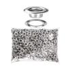1000pcs Metal Material Metal Grommets 12mm Size Eyelet Kit Practical Leather Grommets  For Clothes