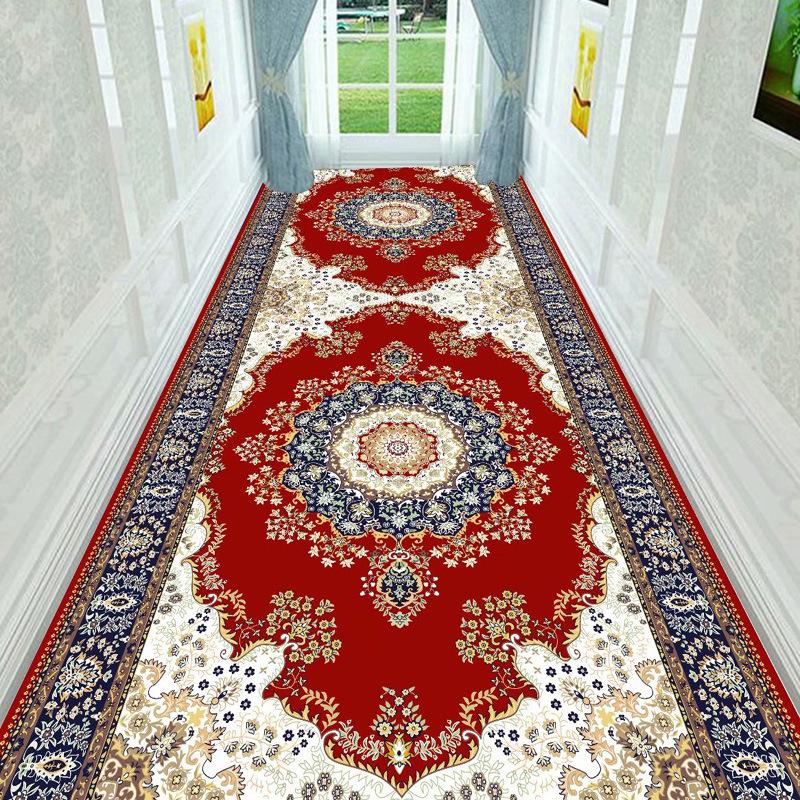 

Tropical Leaves Flower Corridor Carpet Hallway Rug National Living Room Area Rug Bedroom Floor Mat Kitchen Doormat 40x60cm